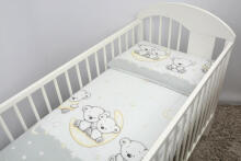 Cover set -  2 pcs - 135x100, 40x60 - LEON - GREY