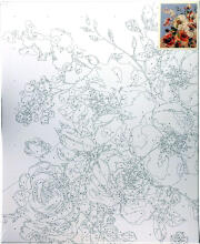 Painting by the numbers - 45933 - FLOWERS - size 40x50 cm
