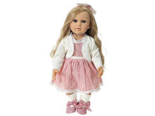Doll - 613485 -BUNETTE / BLONDE -size 55 cm