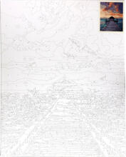 Painting by the numbers - 45698 - ISLAND - size 40x50 cm