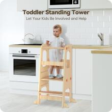 Wooden Learning Tower Art.285123 Natural