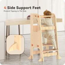 Wooden Learning Tower Art.285123 Natural