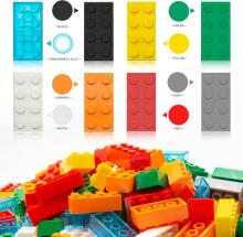 Building Blocks Set Art.285148 Конструктор для творчества 500 шт.