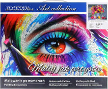 Gleznošana pēc numuriem - 45919 - PUŠKUS - izmērs 40x50 cm
