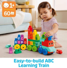 Mega Bloks Building Basics Abc Learning Train Art.964835 Конструктор обучающий поезд с алфавитом