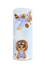 Autiņš - 30558 - FLANEĻA DRUKA - EGA - TIGER pilots - izmērs 70x80 cm