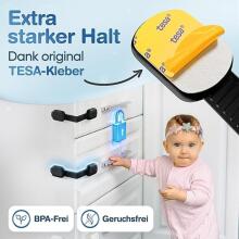 Mutkind Baby Cabinet Lock Art.285873 Black  Защита для выдвижных ящиков /холодильника,1 шт