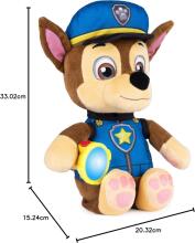 Paw Patrol Snuggle Up Pup  Chase Art.285881  Plīša mūzikāla rotaļlieta  Kucēns