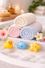 Bebe Basic Cotton Baby Towel  Art.285903 Brown  Хлопковое полотенце фроте  50x70 см (100% хлопок)