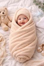 Bebe Basic Cotton Baby Towel  Art.285909 Blue  Cotton frote towel 75x150cm (100% cotton)