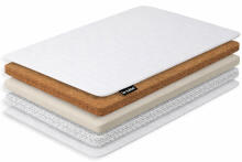La Bebe™ Elpojošs 3D Air Fiber matracis ar kokosšķiedras plāksni DREAM gultai 120×80, 80×52 cm