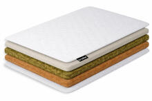 La Bebe™ Dabīgs kokosšķiedras un jūras zāles matracis gultai SLEEP 120×60×9 cm (6 cm kokos + 2 cm jūras zāle)