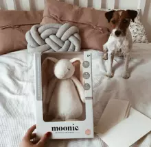 Moonie 2.0 Humming Bunny Art.285923 Cream Children's night light "Bunny", from 0 months.