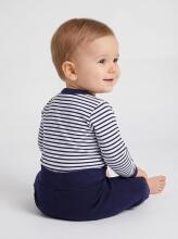 La Bebe™ Long-Sleeved Wrap Shirt for Newborn (1 pc), Art.024671, Size 56, 100% Cotton