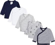 La Bebe™ Long-Sleeved Wrap Shirt for Newborn (1 pc), Art.024673, Size 56, 100% Cotton