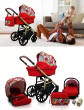 Babylux Aspero Art.286105 Chocolate Universal 3-in-1 stroller