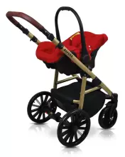 Babylux Aspero Art.286106 Colorful Feathers Универсальная коляска 3 в 1