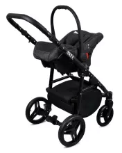 Babylux Axel Art.286125 Grey Flex  Универсальная коляска 3 в 1