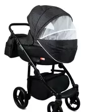Babylux Axel Art.286129 Silver Универсальная коляска 3 в 1