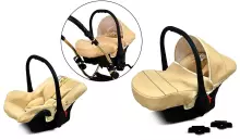 Babylux Classic Art.286133 Green Daisy  Детская классическая коляска 3 в 1