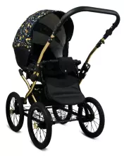 Babylux Margaret Gold Art.286157 Mint   Classic 3-in-1 baby stroller