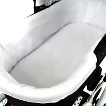 Babylux Margaret White Art.286164 Bouguests Peony  Classic 3-in-1 baby stroller