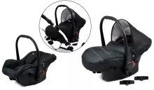 Babylux Margaret White Art.286165 Grey Flex  Classic 3-in-1 baby stroller