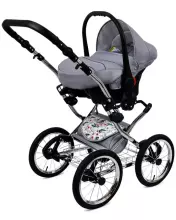 Babylux Margaret Exclusive Art.286181 Mint Classic 3-in-1 baby stroller