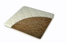 La Bebe™ матрас 120×60 см Sleep, кокосовое волокно + морские водоросли + овечья шерсть, 6 см кокос + 2 см морские водоросли