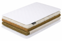 La Bebe™ матрас 120×60 см Sleep, кокосовое волокно + морские водоросли + овечья шерсть, 6 см кокос + 2 см морские водоросли
