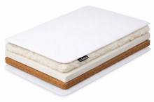 La Bebe™ матрас 120×60 см Sleep, кокосовое волокно + PPU-пена + овечья шерсть, 6 см кокос + 2 см PPU-пена