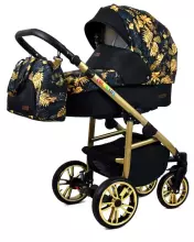 Babylux Color Lux Art.286200 Onyx Universal 3-in-1 stroller