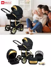 Babylux Gold Lux Art.286206 Bottle Green Универсальная коляска 3 в 1