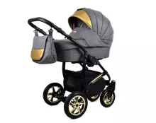 Babylux Gold Lux Art.286207 Chocolate Universal 3-in-1 stroller