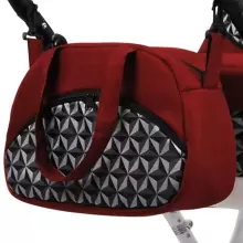 Babylux Rosso Art.286216 Classic 3-in-1 baby stroller