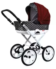 Babylux Rosso Art.286216 Classic 3-in-1 baby stroller