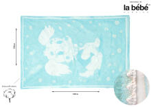 La bebe™ Soft Cotton Art.289784 Детский плед из особо мягкого хлопка 100x140 см