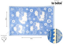 La bebe™ Soft Cotton Art.289785 Bērnu īpaši maigas kokvilnas sega 100x140 cm