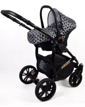 Babylux Miracle Art.286326 Сandy Hibiscus  Универсальная коляска 3 в 1