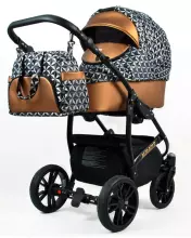 Babylux Miracle Art.286327 Gold Braid  Универсальная коляска 3 в 1