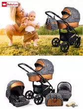 Babylux Miracle Art.286332 Red Deluxe  Универсальная коляска 3 в 1