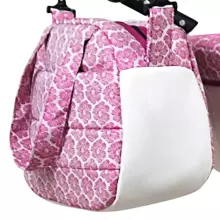 Babylux White Lux  Art.286335 Grey Marble Universal 3-in-1 stroller