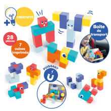 Магнитный конструктор LUDI, Кубики, Путешественный формат
