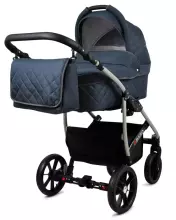 Babylux Qbaro Art.286421 Anthracit Универсальная коляска 3 в 1