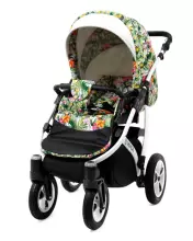 Babylux Tropical Art.286424 Gold and Black Universal 3-in-1 stroller