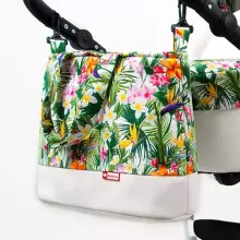 Babylux Tropical Art.286431 Tropical Flowers Universal 3-in-1 stroller