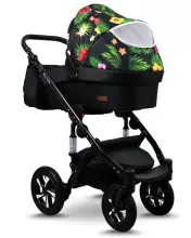 Babylux Sky Lark Art.286436 Grey Flex Green Universālie rati/ratiņi 3 in1
