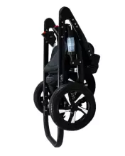 Babylux Sky Lark Art.286441 Silver Flex Black Universal 3-in-1 stroller