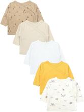 La Bebe™ Long-Sleeved Wrap Shirt for Newborn (1 pc), Art.024647, Size 50, 100% Cotton