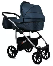 Babylux Qbaro Art.286468 Silver Universālie rati/ratiņi 3 in1